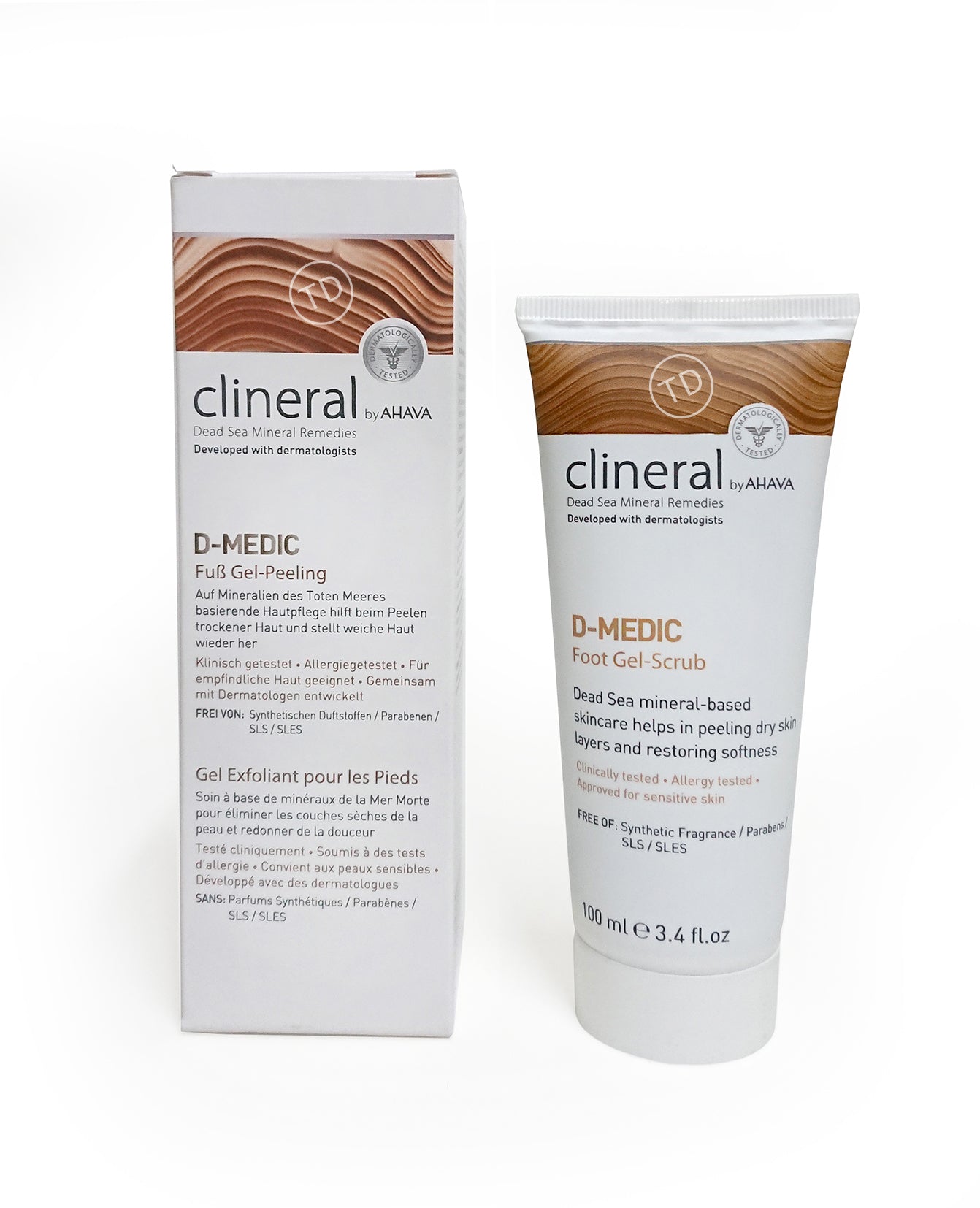 Clineral by AHAVA- D-MEDIC Foot Gel Scrub