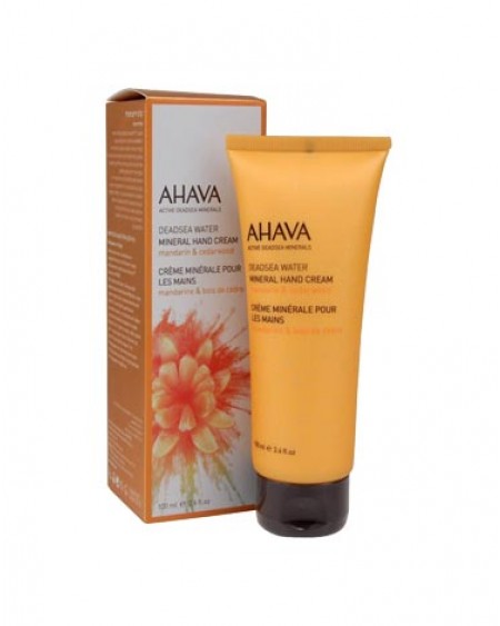 AHAVA Mineral Hand Cream – Mandarin & Cedarwood