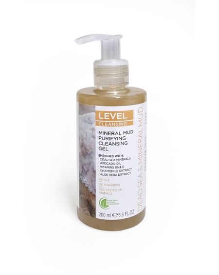 LEVEL Mineral Mud Purifying Cleansing Gel